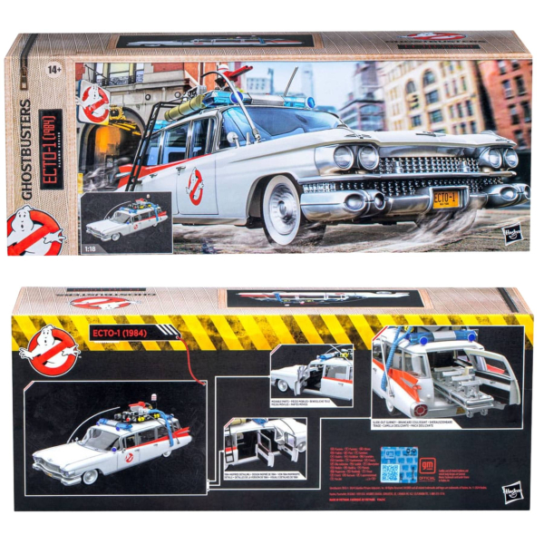 Ghostbusters Plasma Series Ecto-1 (1:18, Hasbro 2024) – Premium Modellfahrzeug | Hoppla Stuff